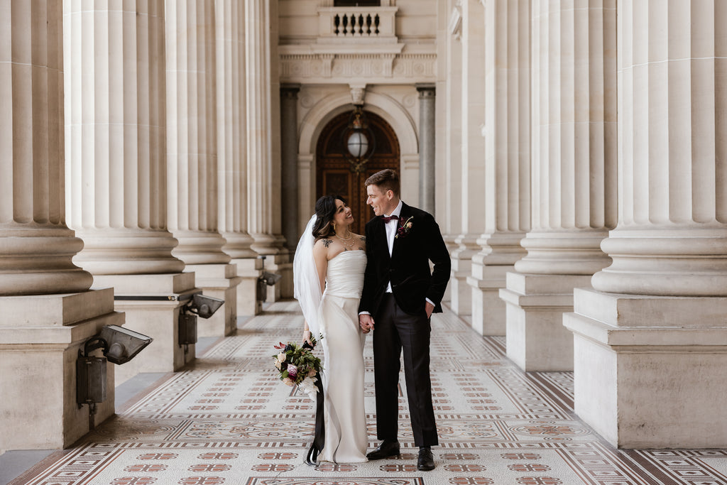 Hillary & Cameron Melbourne Elopement Registry wedding by Dust and Salt photography