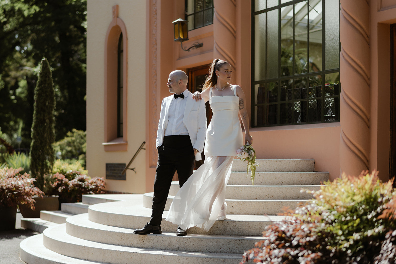 Maddy & Joel's Melbourne Elopement at The Old Treasury Building by Dust & Salt