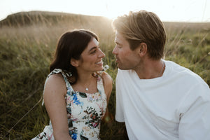 Sarah & Levi Mornington Peninsula Sunset session by Dust and Salt Photography