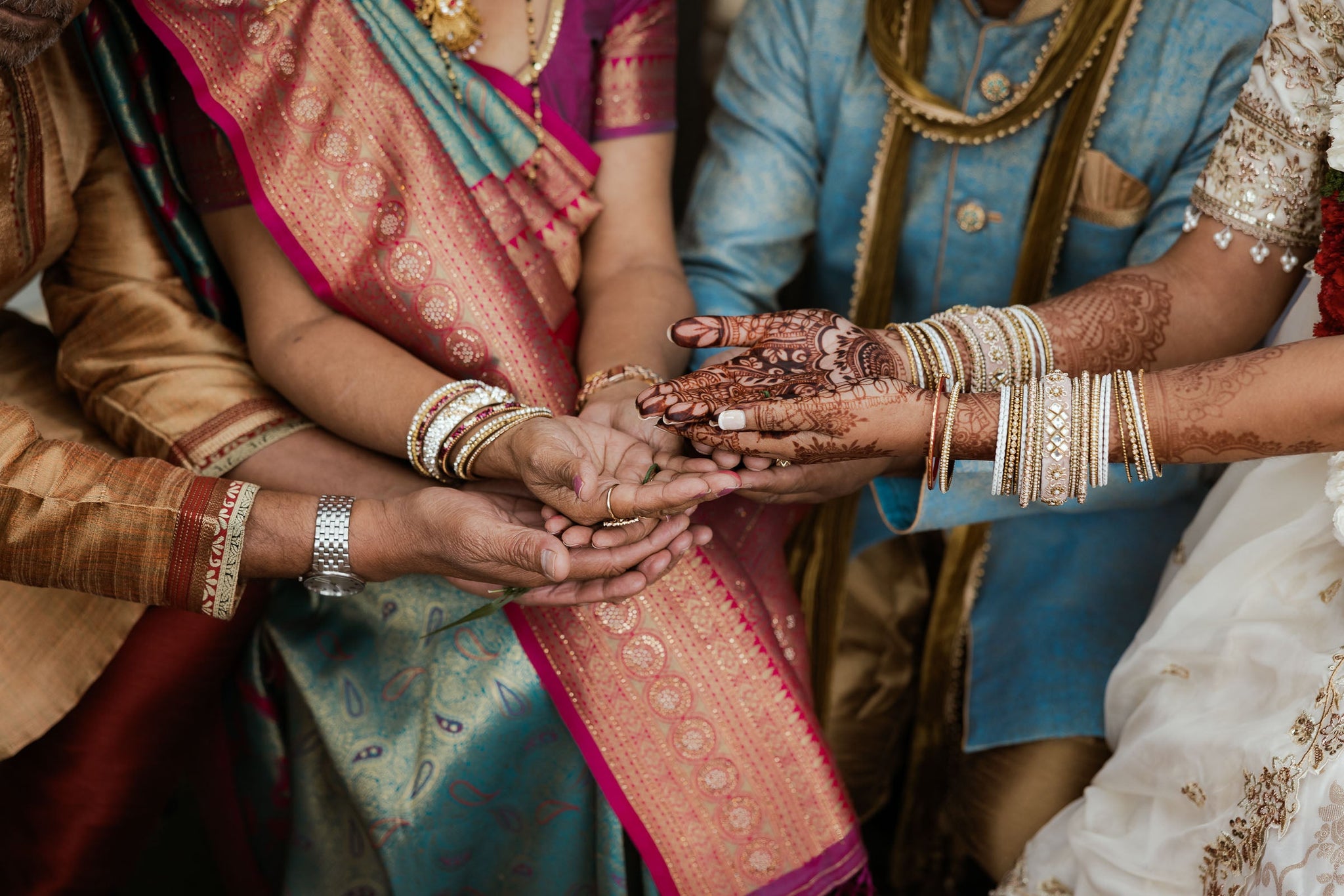 Mini & Aynsleys Part 1 Hindu Ceremony Melbourne Wedding by Dust and Salt